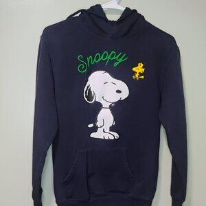 Snoopy and Woodstock Sweatshirt/Hoodie; Be Happy; XXS (00)